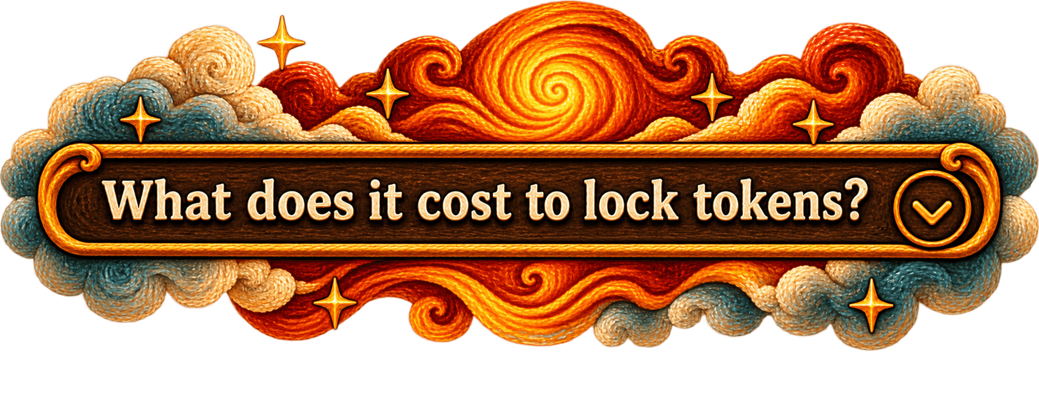 What does it cost to lock tokens?