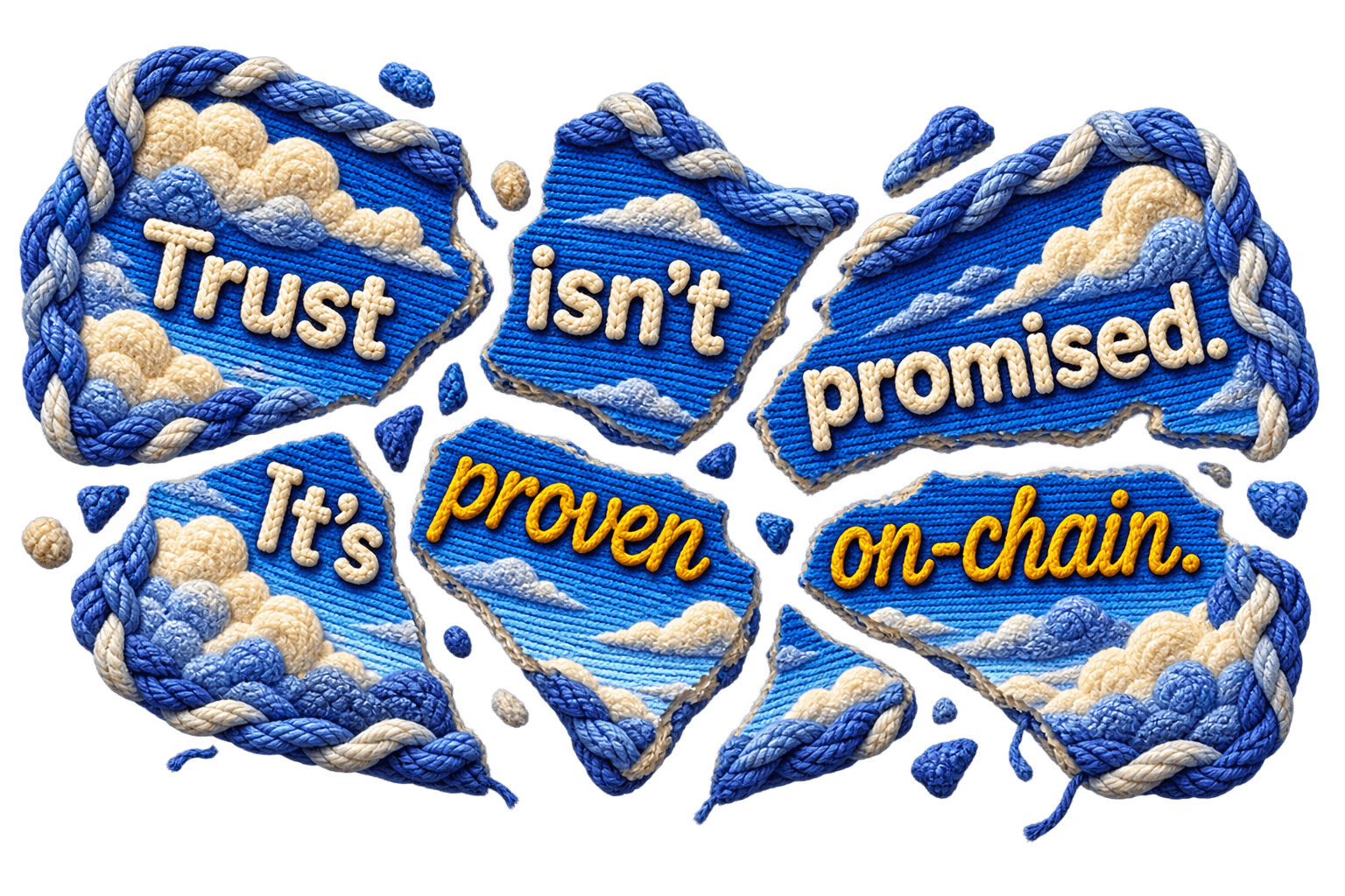 Trust isn't promised. It's proven on-chain.